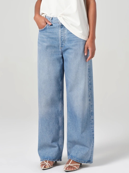 Agolde Denim - AGOLDE low slung baggy jeans in LIBERTINE- size 23
